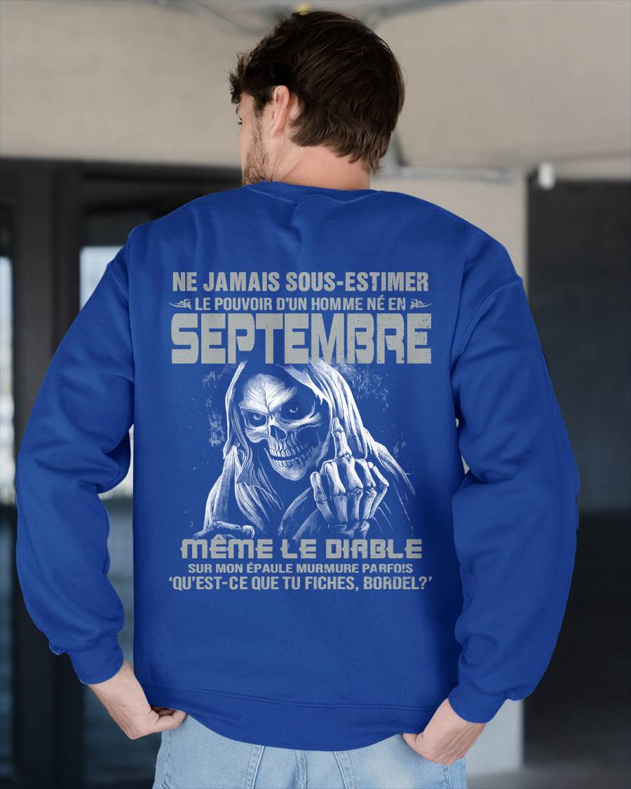 LE POUVOIR D’UN HOMME NÉ EN – T-SHIRT POUR HOMME – DOAN09 (SKU08-61-09)