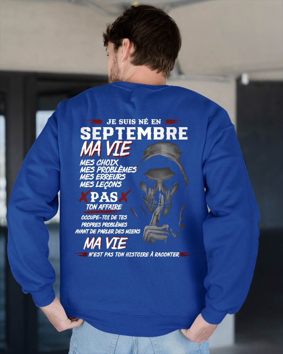 MA VIE – T-shirt pour homme – DOAN09 (SKU12-269-09)