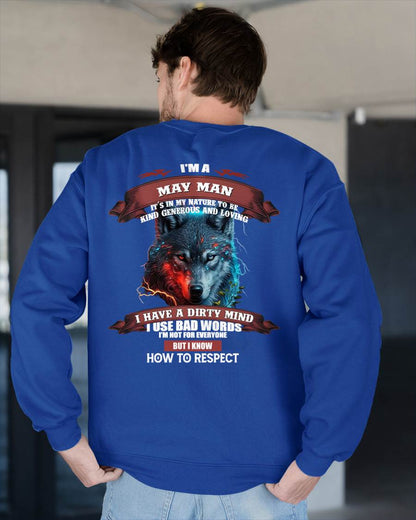 I’M A MAY MAN – T-SHIRT FOR MAN – DOAN05 (SKU12-162-05)