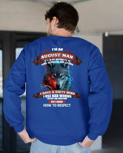 I’M AN AUGUST MAN – T-SHIRT FOR MAN – DOAN08 (SKU12-162-08)