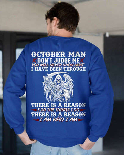 October Man Don't Judge Me – T-Shirt For Man – DOAN10 (SKU10-49-10)