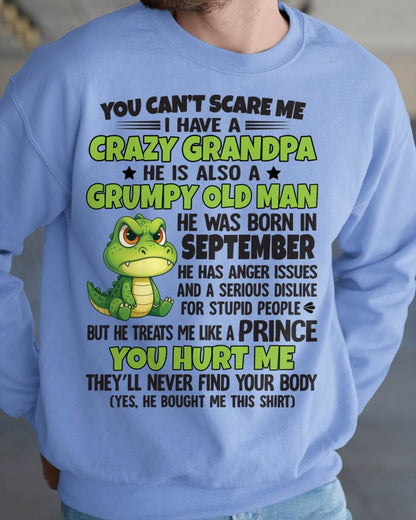 YOU CAN’T SCARE ME - GIFT FOR GRANDSON AND GRANDDAUGHTER FROM GRANDPA - DOAN09 (SKU09-121-09)