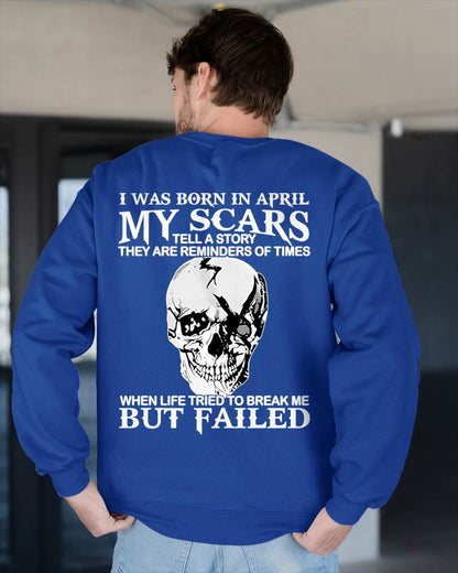 My Scars Tell A Story – T-Shirt For Man – DOAN04 (SKU10-27-04)