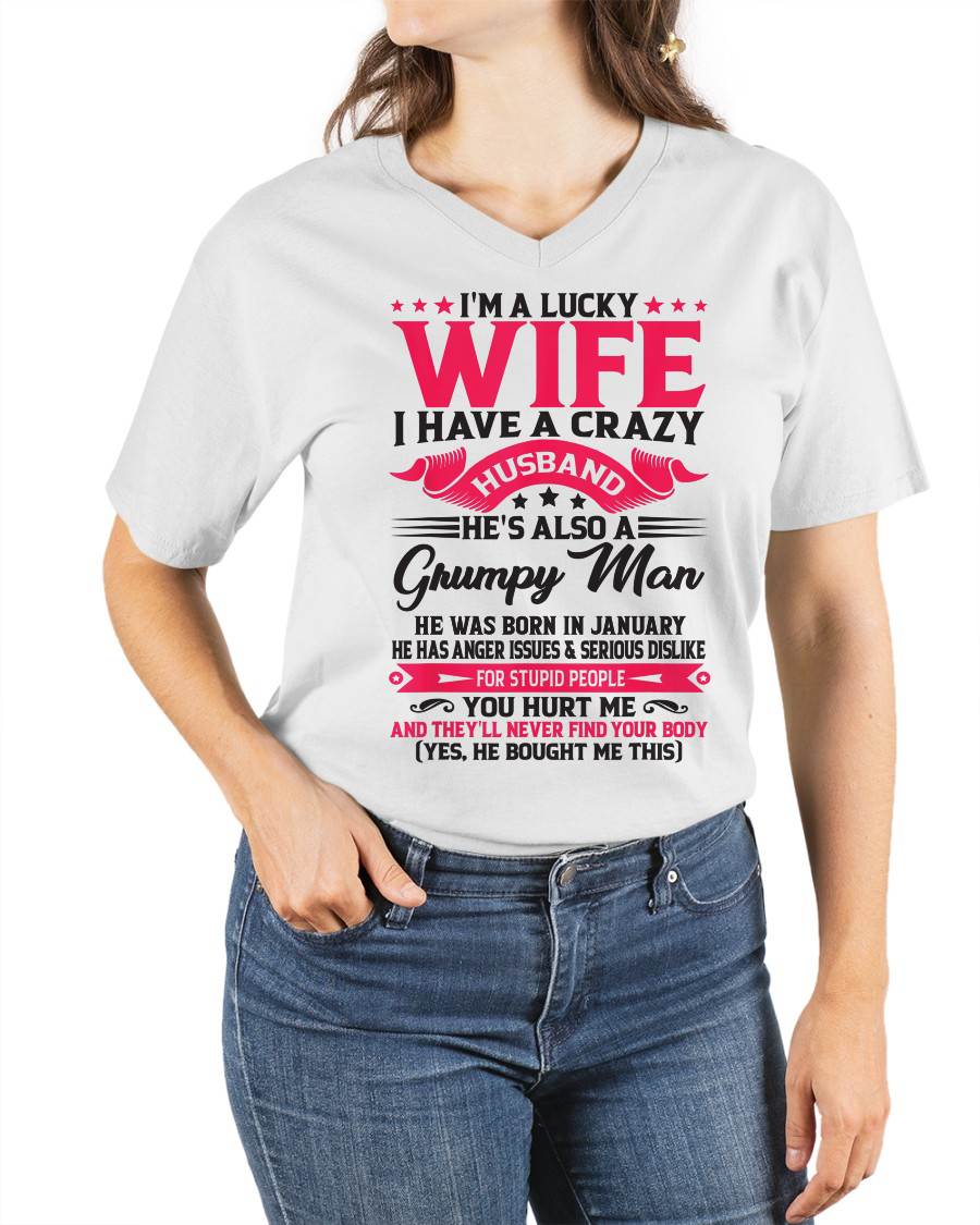 JANUARY - TO MY WIFE - I'M A LUCKY WIFE - GIFT FROM HUSBAND - DTSM01 (SKU10-136-01)