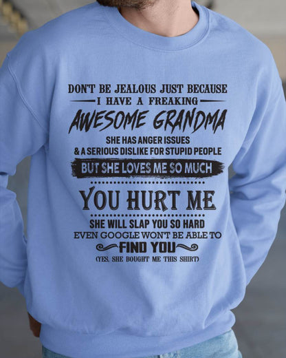 Don't Be Jealous - Gift For Grandson And Granddaughter From Grandma - DOAN00 (SKU07-153-00)