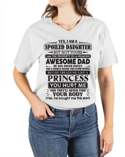 Yes, I Am A Spoiled Daughter – Gift For Daughter From Dad – DOAN00 (SKU12-267-00)