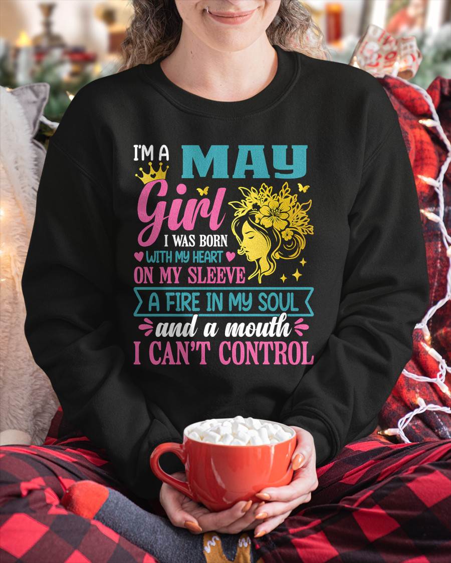 I'm A May Girl – T-Shirt For Woman – DOAN05 (SKU10-67-05)