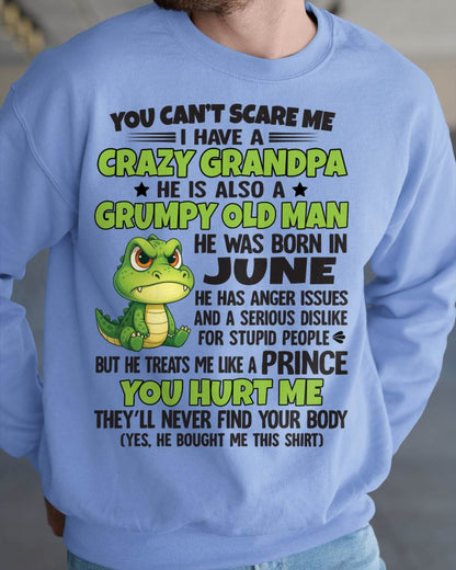 YOU CAN’T SCARE ME - GIFT FOR GRANDSON AND GRANDDAUGHTER FROM GRANDPA - DOAN06 (SKU09-121-06)