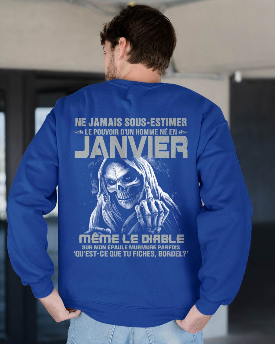 LE POUVOIR D’UN HOMME NÉ EN – T-SHIRT POUR HOMME – DOAN01 (SKU08-61-01)