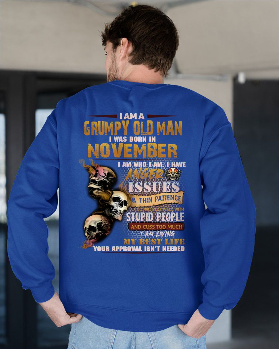 NOVEMBER - DIRTY MIND BUT KNOWS RESPECT - BIRTHDAY T-SHIRT FOR MEN - tien11 (SKU08-84-11)