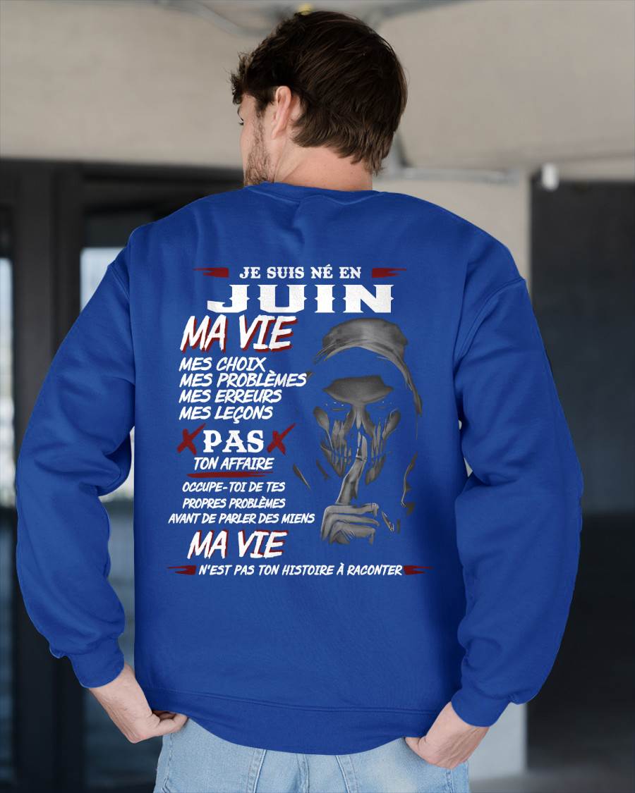 MA VIE – T-shirt pour homme – DOAN06 (SKU12-269-06)