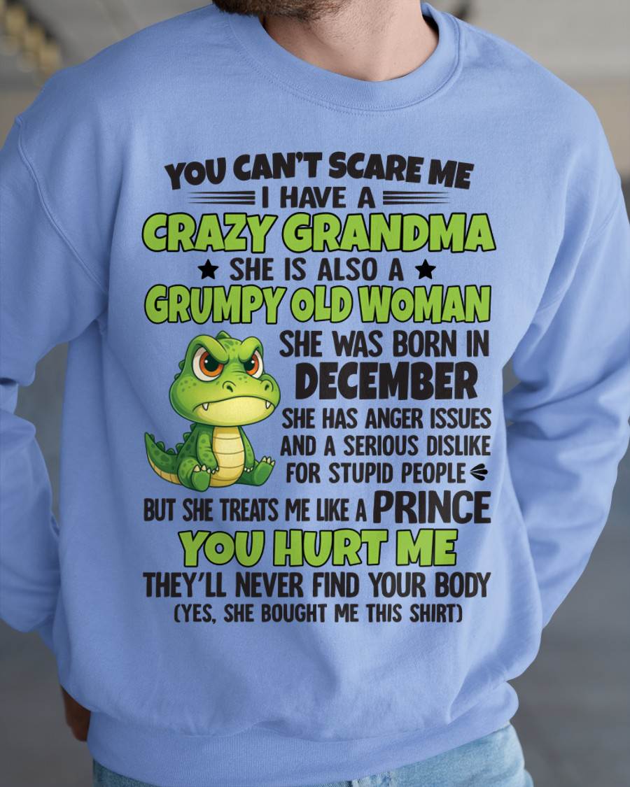 You Can’t Scare Me - Gift For Grandson And Granddaughter From Grandma - DOAN12 (SKU09-85-12)