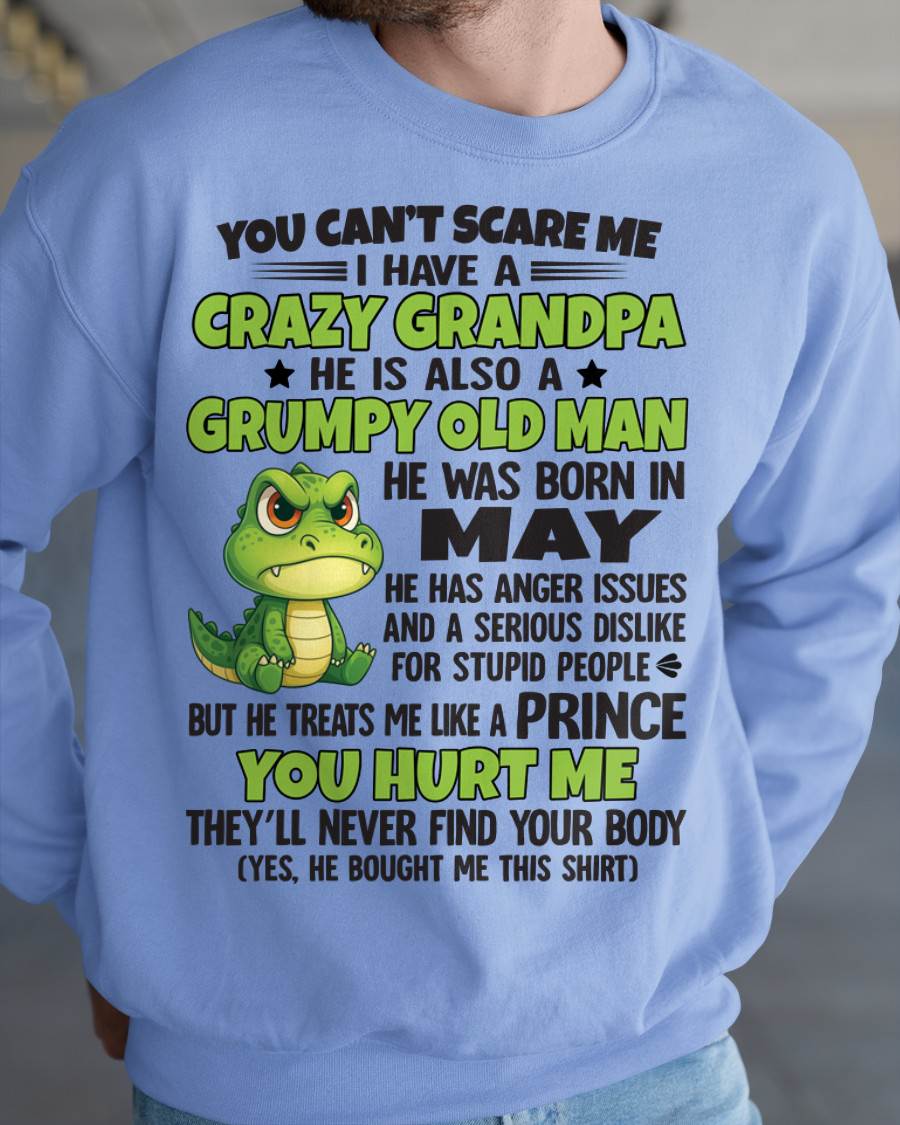 YOU CAN’T SCARE ME - GIFT FOR GRANDSON AND GRANDDAUGHTER FROM GRANDPA - DOAN05 (SKU09-121-05)
