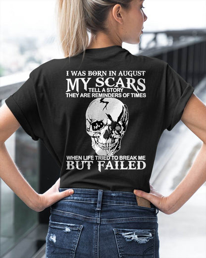 My Scars Tell A Story – T-Shirt For Woman – DOAN08 (SKU10-27-08)