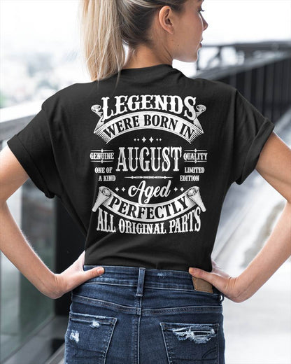 Legends Were Born In August - T Shirt For Woman - DOAN08 (SKU08-37-08)