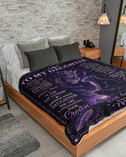 Beautiful Gift For Your Daughter Blanket - From Mom - (SKU2606-124)
