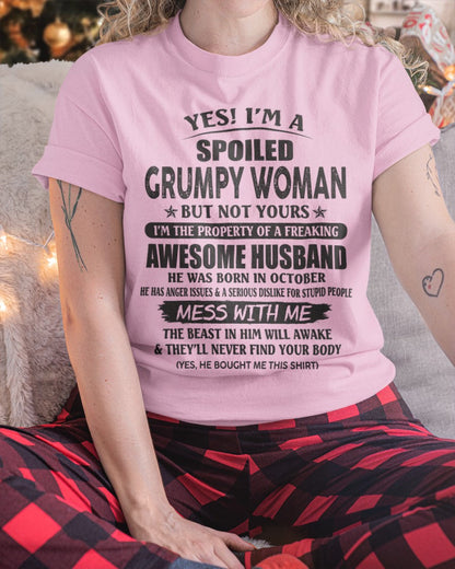 Perfect gift for wife from awesome husband october – ccdi10 (SKU10-21-10)