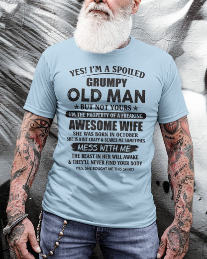 Awesome wife October - Perfect gift for your husband - ccdi10 (SKU96-68-10)