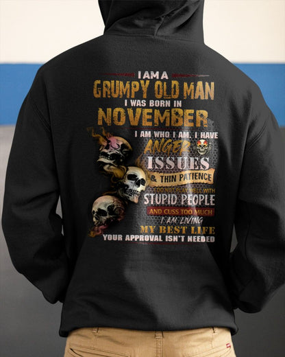 NOVEMBER - DIRTY MIND BUT KNOWS RESPECT - BIRTHDAY T-SHIRT FOR MEN - tien11 (SKU08-84-11)