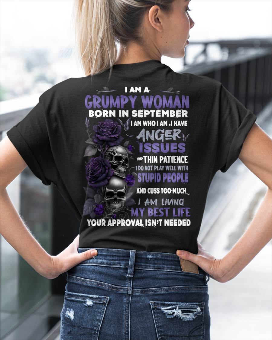 I Am A Grumpy Woman – T-Shirt For Woman – DOAN09 (SKU10-08-09)