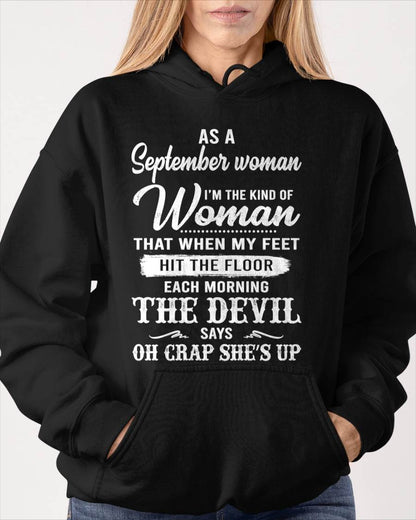 September - I'm The Kind Of Woman – T-Shirt For Woman – DOAN09 (SKU26T-01181-09)
