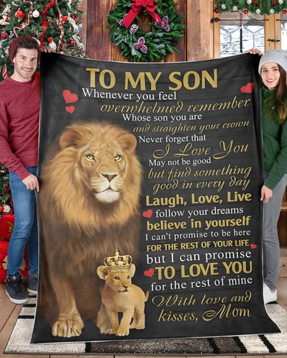 Special Gift For Your Son Blanket - From Mom (SKUB11-74)