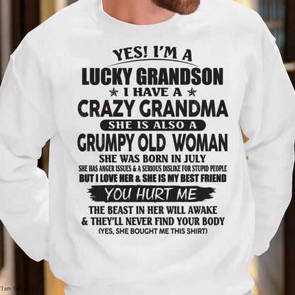 JULY - LUCKY GRANDSON OF CRAZY GRANDMA -  FROM GRANDMA - TIEN07 (SKU10-173-07)