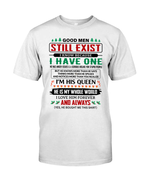 Good Men Still Exist - Perfect Christmas Gift For Your Wife From Husband - TIEN00