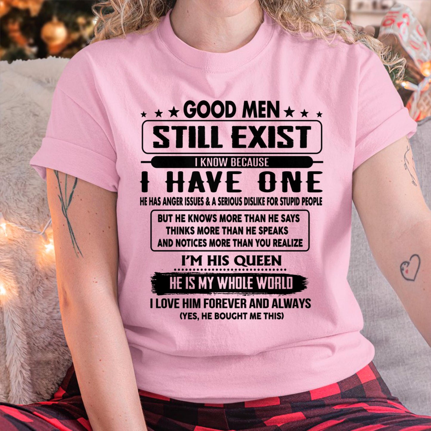 Good men Still Exist - gift for your girlfriend, wife from Husband - DOAN00 (SKU-GM-00)