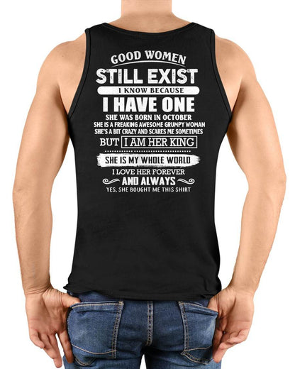 OCTOBER - GOOD WOMEN STILL EXIST - PERFECT GIFT FROM WIFE, GIRLFRIEND - TIEN10 (SKU12-306-10)