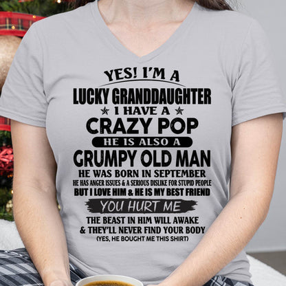 SEPTEMBER - LUCKY GRANDDAUGHTER OF CRAZY POP - PERFECT GIFT FOR YOUR GRANDDAUGHTER FROM POP - TIEN09 (SKU12-39-09)