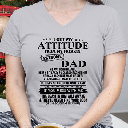 April - Gift For Son and Daughter From Dad - DOAN04 - (SKU-TDADC-04)