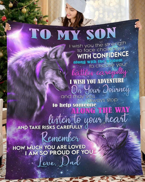 The Perfect Gift For Your Son Blanket - From Dad (SKUB10-Btien)