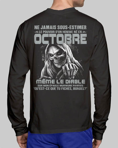 LE POUVOIR D’UN HOMME NÉ EN – T-SHIRT POUR HOMME – DOAN10 (SKU08-61-10)