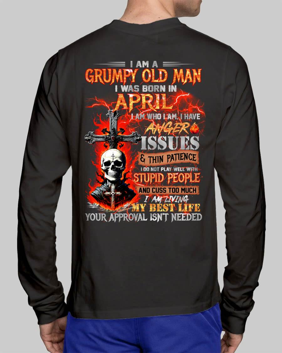 I Am A Grumpy Old Man – T-Shirt For Man – DOAN04 (SKU12-319-04)