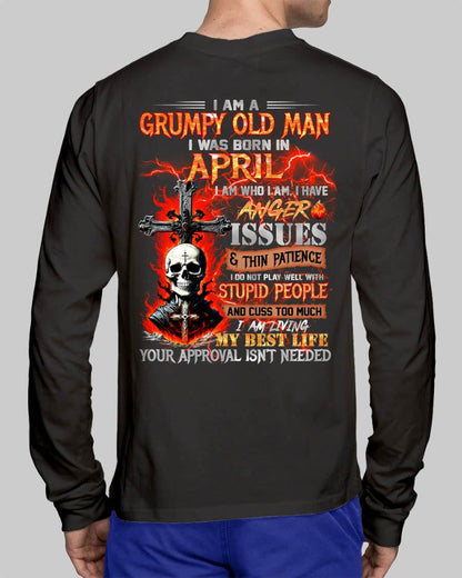 I Am A Grumpy Old Man – T-Shirt For Man – DOAN04 (SKU12-319-04)