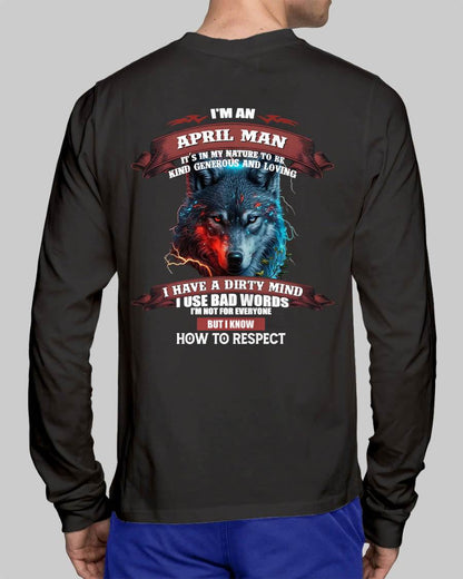 I’M AN APRIL MAN – T-SHIRT FOR MAN – DOAN04 (SKU12-162-04)