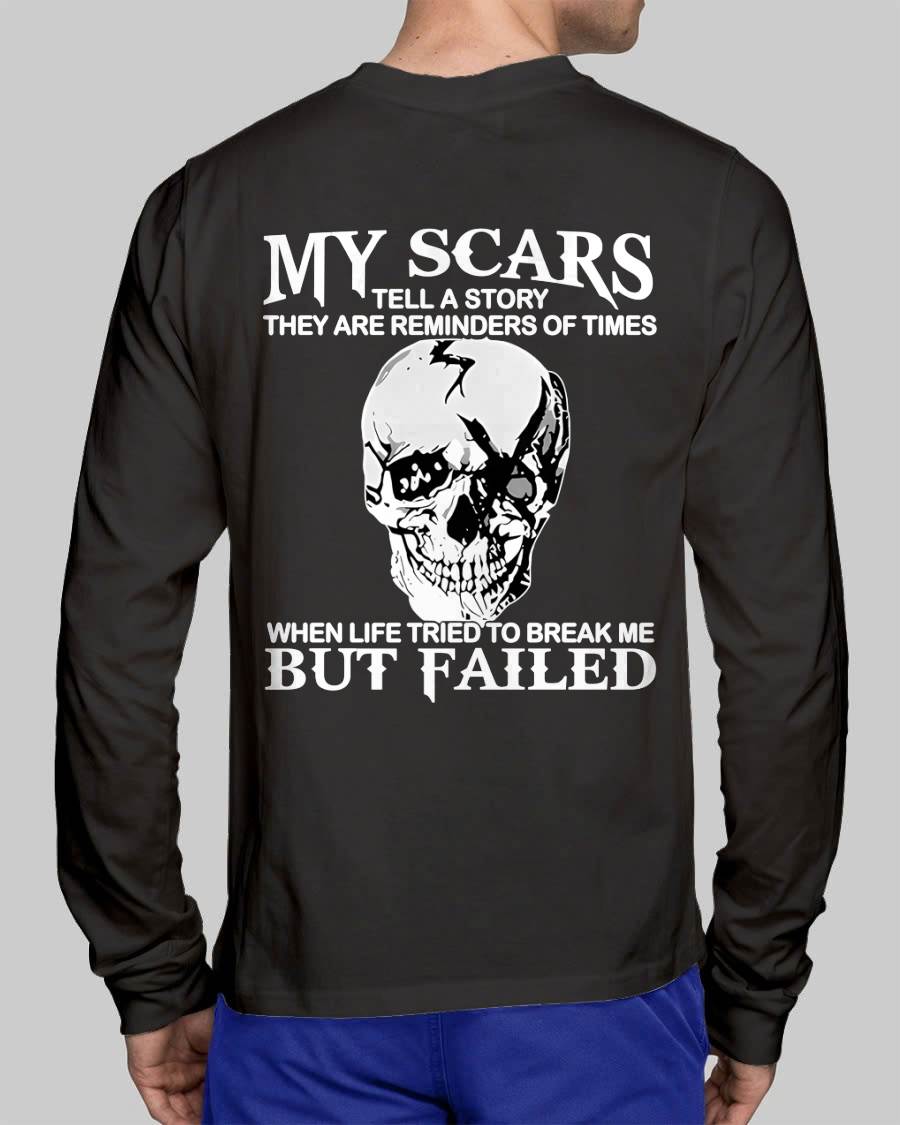 My Scars Tell A Story – T-Shirt For Man – DOAN00 (SKU10-27-00)