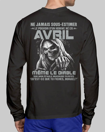 LE POUVOIR D’UN HOMME NÉ EN – T-SHIRT POUR HOMME – DOAN04 (SKU08-61-04)