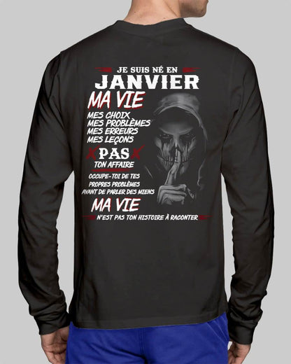 MA VIE – T-shirt pour homme – DOAN01 (SKU12-269-01)