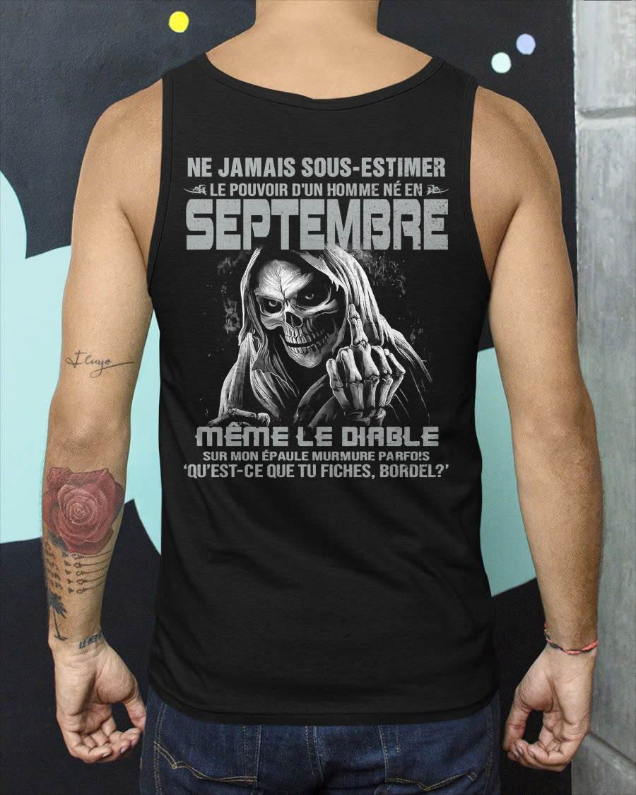 LE POUVOIR D’UN HOMME NÉ EN – T-SHIRT POUR HOMME – DOAN09 (SKU08-61-09)