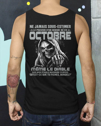 LE POUVOIR D’UN HOMME NÉ EN – T-SHIRT POUR HOMME – DOAN10 (SKU08-61-10)