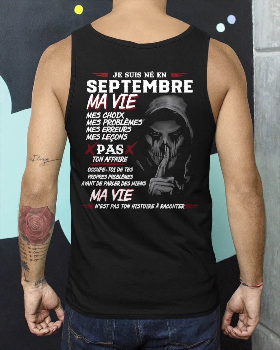 MA VIE – T-shirt pour homme – DOAN09 (SKU12-269-09)