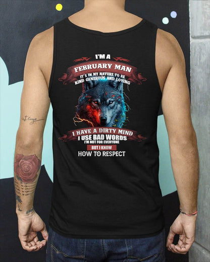 I’M A FEBRUARY MAN – T-SHIRT FOR MAN – DOAN02 (SKU12-162-02)