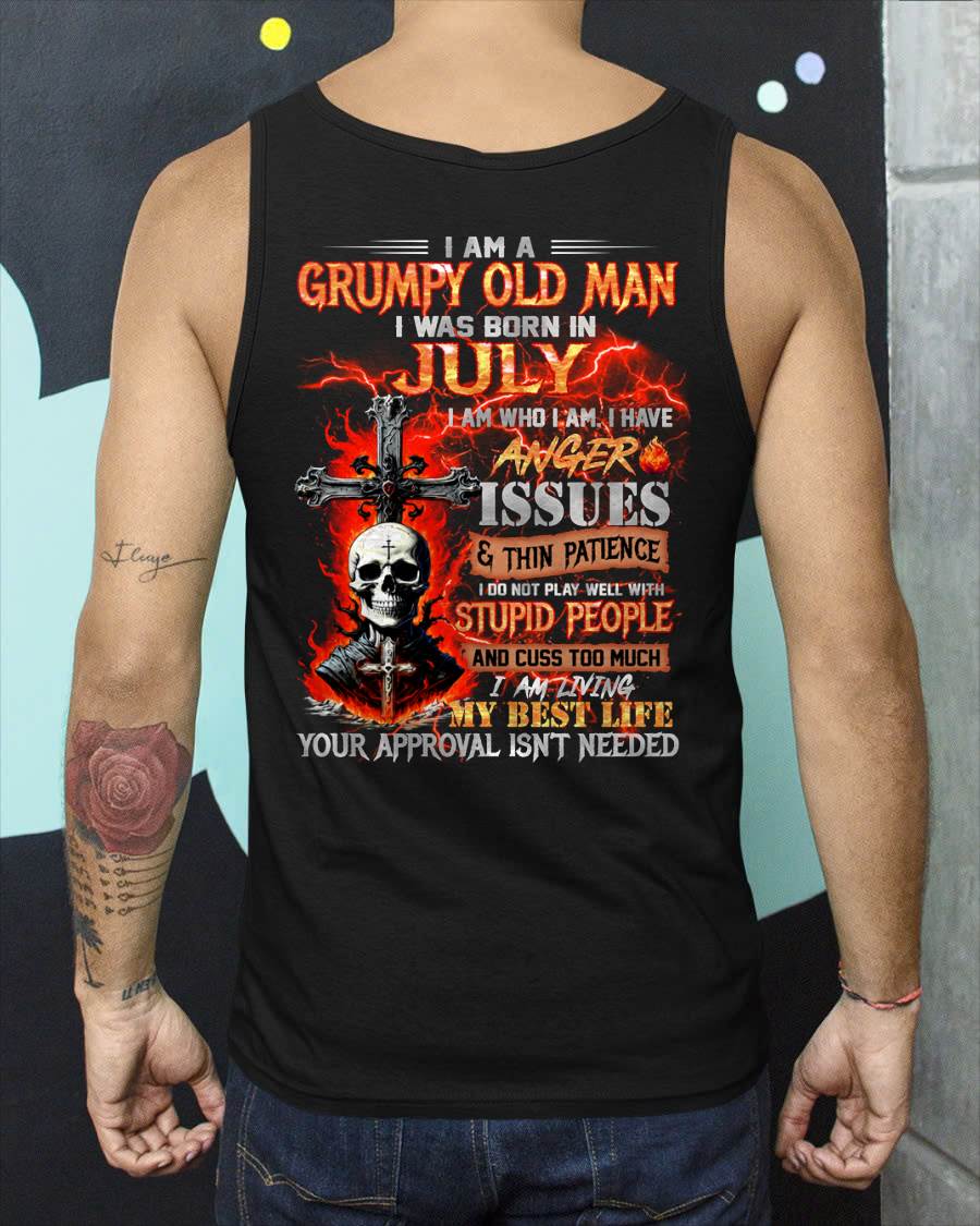I Am A Grumpy Old Man – T-Shirt For Man – DOAN07 (SKU12-319-07)