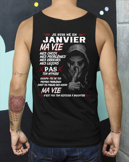 MA VIE – T-shirt pour homme – DOAN01 (SKU12-269-01)